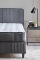 Ensemble de 3 pièces Tête de lit et sommier Wool Sense - Gris Foncé
