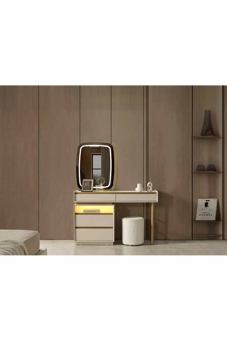 ENSEMBLE DE CHAMBRE À COUCHER PERLE