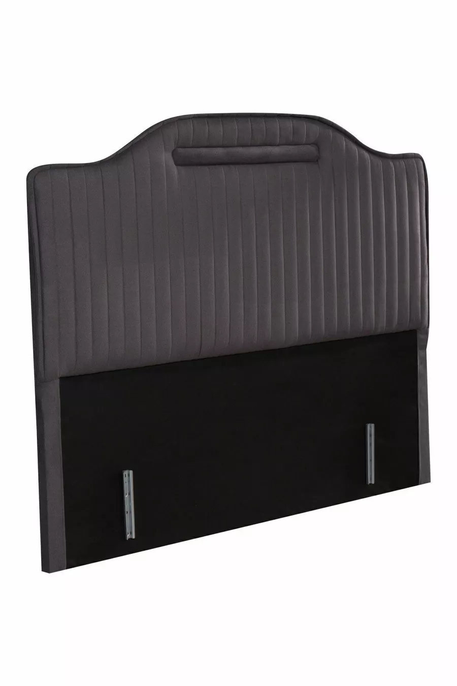Ensemble de Lit avec Sommier Coffre et Tête de Lit Royal Lux, Matelas à Ressorts avec Protection, Anthracite