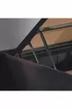 Ensemble Lit Niron Piano Lite Simple avec Sommier et Tête de Lit - Tissu Noir, Sommier et Tête de Lit en Métal