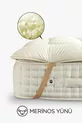 Protège-matelas en laine d'agneau à élastique aux coins | Couvre-lit en laine mérinos  % naturelle Simple, Double, King
