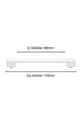 poignée de meuble pont  mm plastique blanc poignée d'armoire  pièce poignée armoire vis incluse