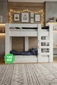 Lit superposé MDF pour jeunes  compatible avec matelas