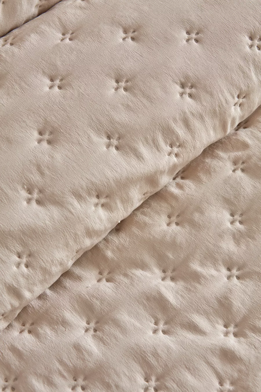 Ensemble de housse de lit double Viona Beige