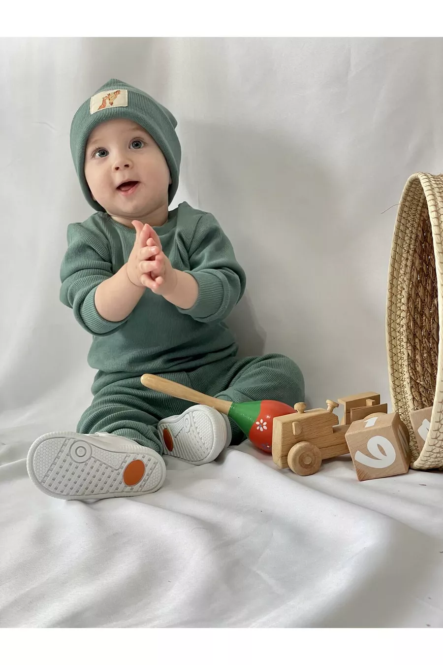 Ensemble triple à béret
