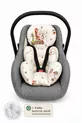 Coussin / Couverture Poussette Orthopédique pour Bébé, Ensemble de Poussette Avantageux en 2 Pièces, Style à Suspendre, Série Animaux