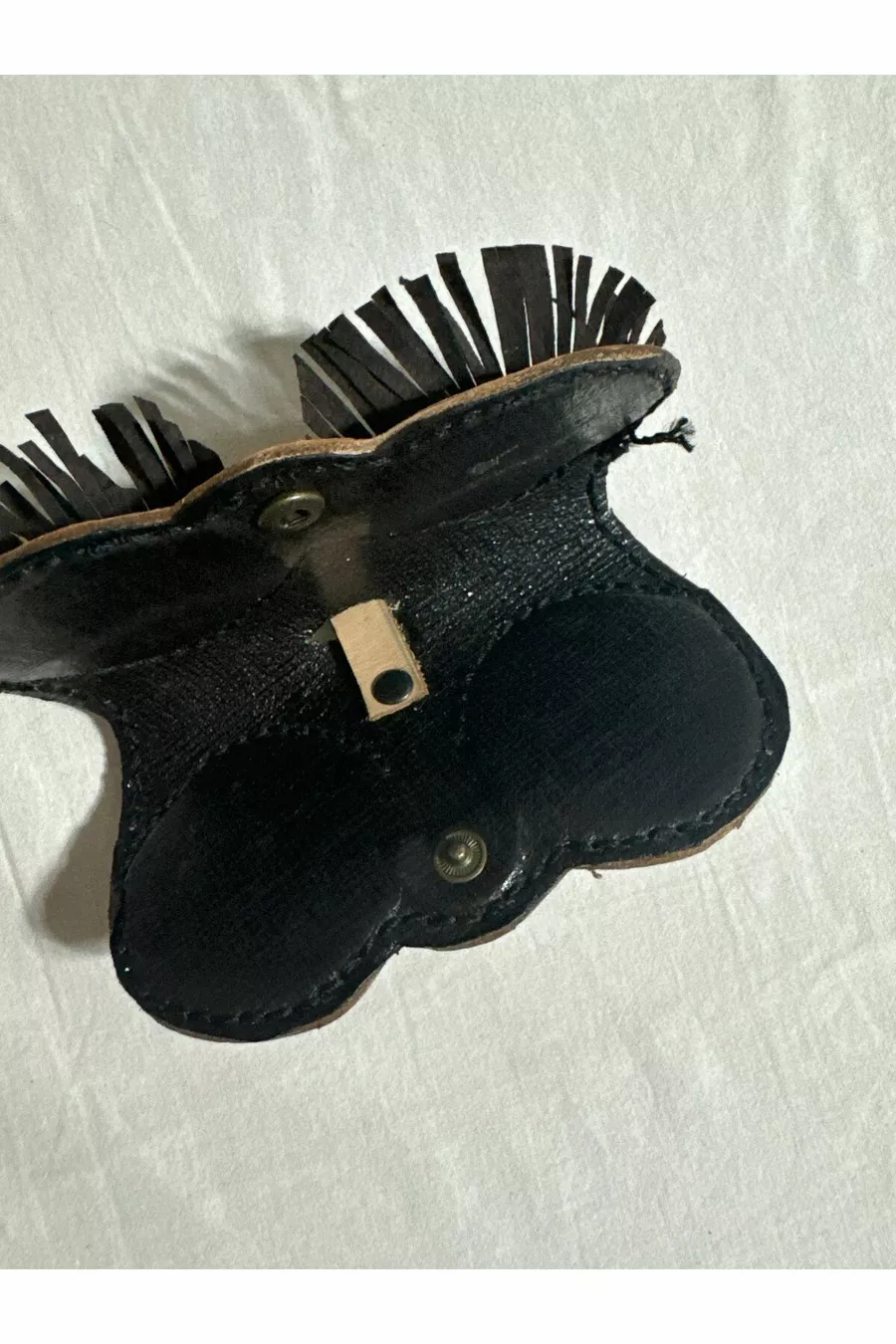 Étui à lunettes en cuir véritable fait main, design spécial avec motif élégant