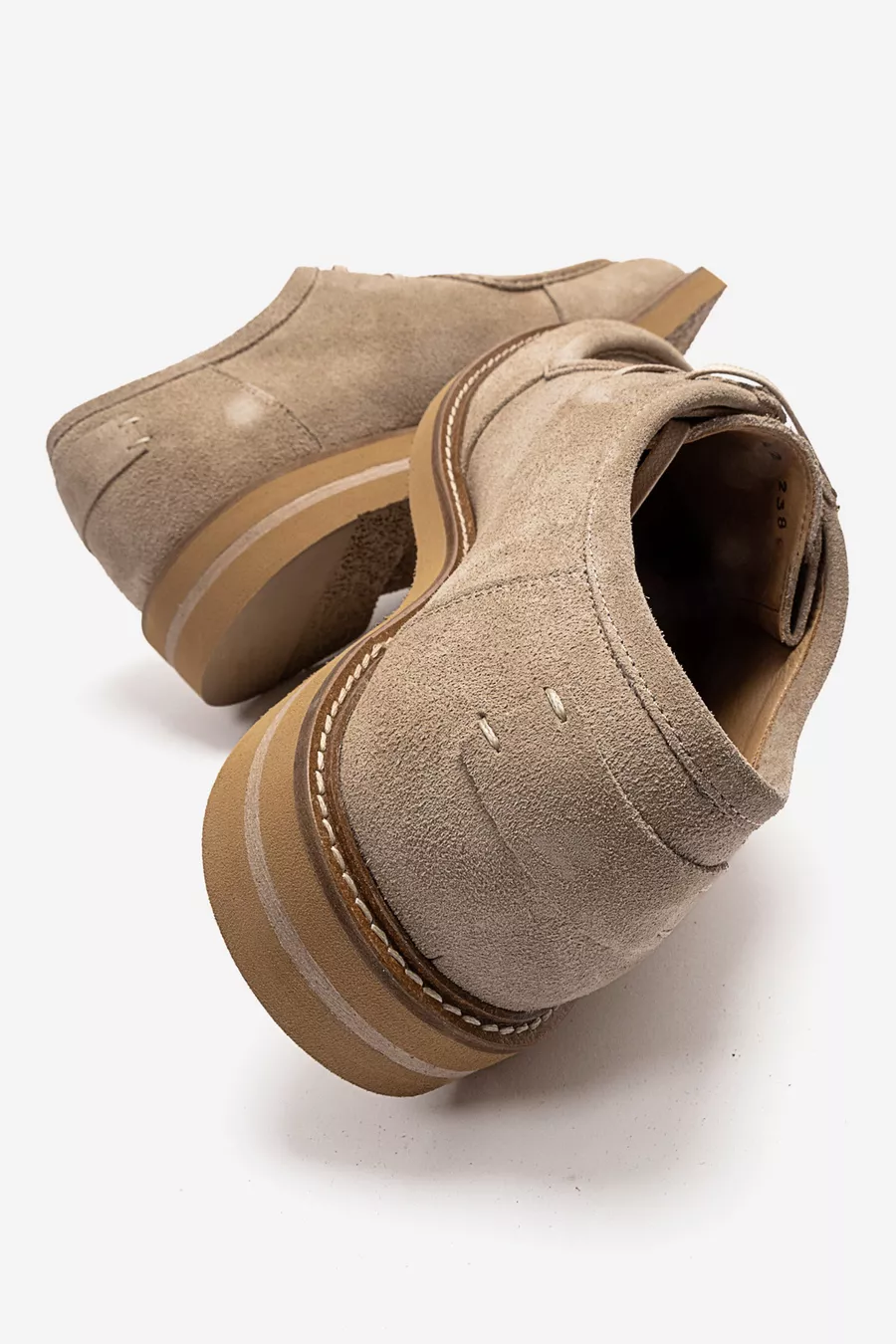 Chaussures Quotidiennes Pour Hommes En Cuir Véritable Avec Semelle Eva Suède Sable