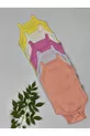 Body pour bébé avec boutons-pression et bretelles en corde de 5 couleurs