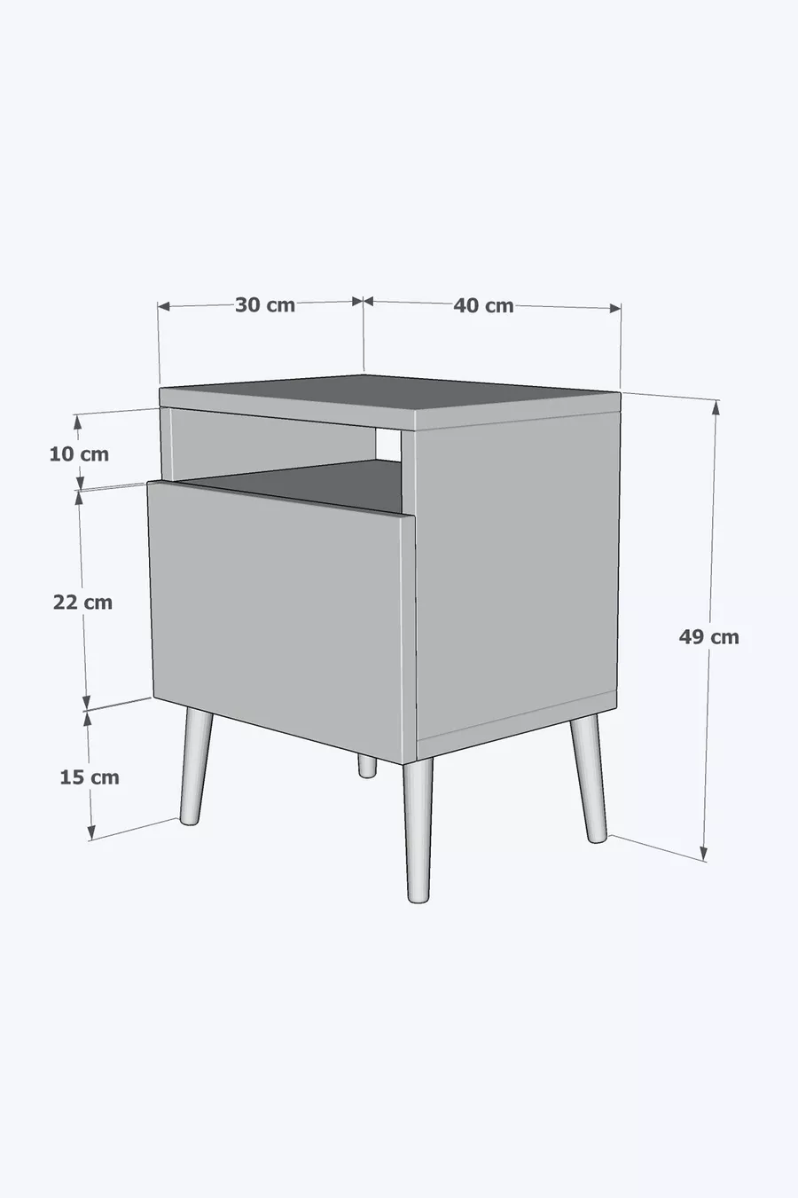 Commode moderne blanche avec pieds en bois, commode de chambre à coucher, commode pour chambre de bébé, commode pour chambre d'adolescent, commode avec étagères, table de chevet, commode moderne scandinave