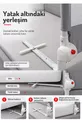 Barrière de sécurité pour bébé – Barrière de lit pliable pour enfant, anti-chute – CM Gris