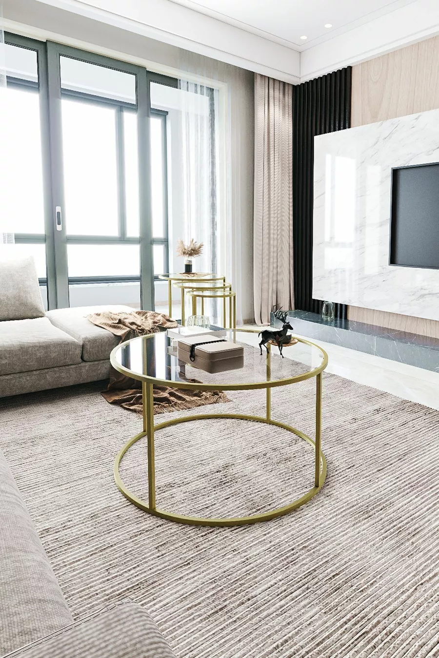 - Table basse Gold Berlin  cm
