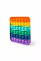 Popit Carré Arc-en-ciel Jouet Sensoriel Développement Mental Jeu Anti-Stress ,,5cm Pop It