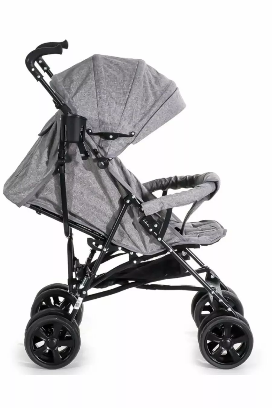 Poussette canne Siena utilisable de la naissance à 3 ans Gris