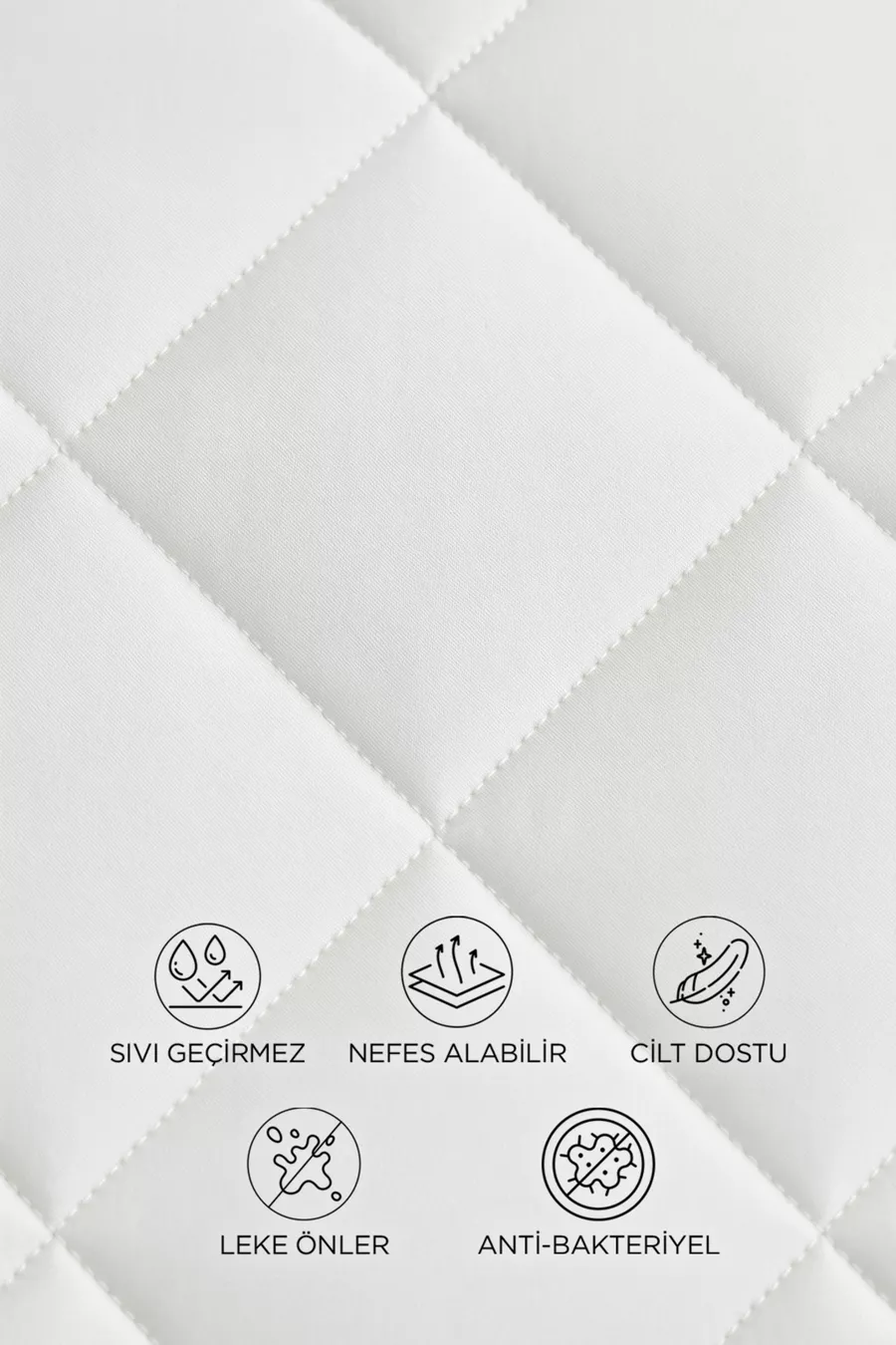 Protège-matelas matelassé ajusté étanche à l'eau avec bords complets | Simple, double, queen, bébé, enfant