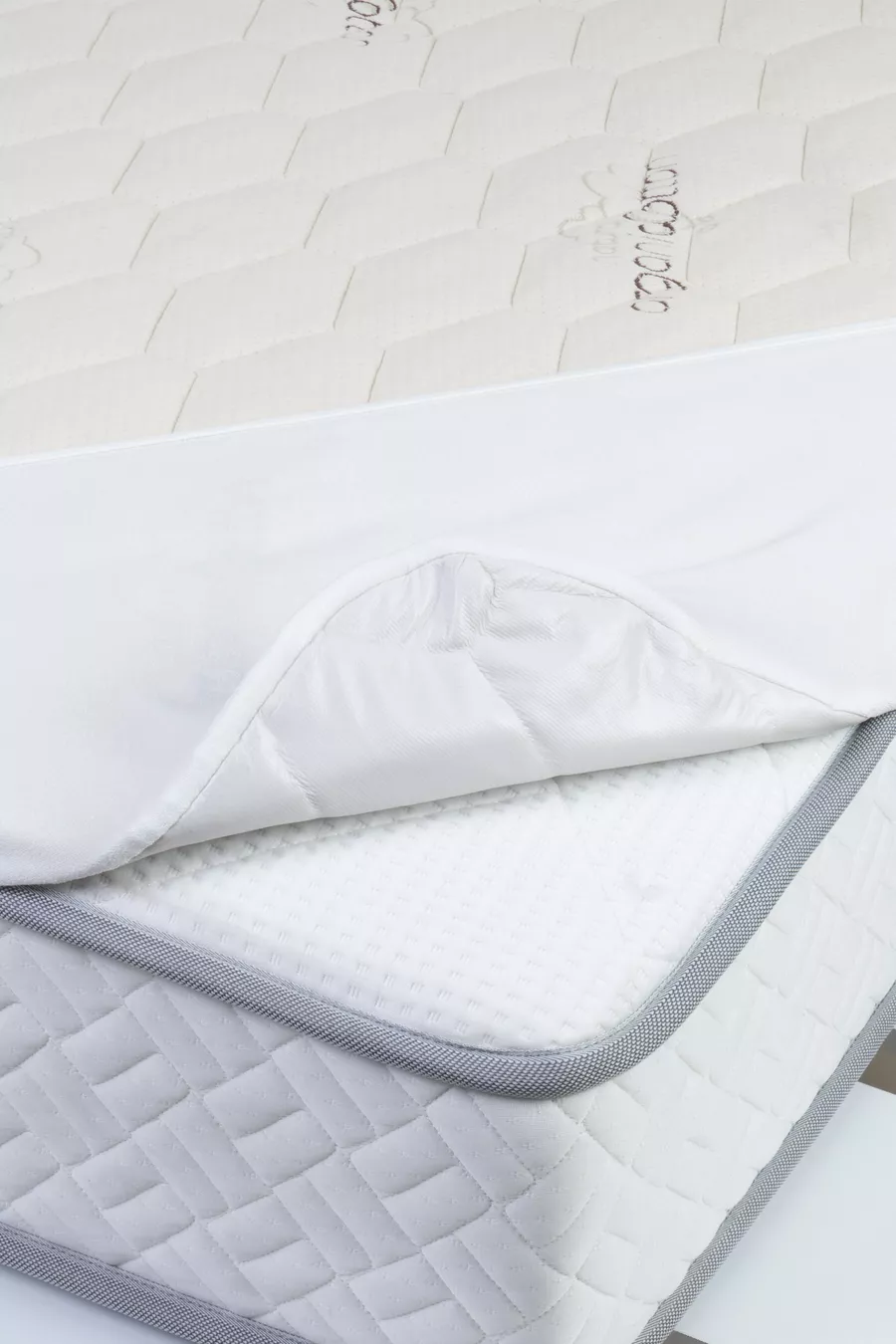 Alez Harappa Housse de Matelas Imperméable en Coton Bio Ajustée Protection de Lit