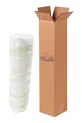 Surmatelas en latex naturel de 6 cm avec housse de coussin zippée offerte