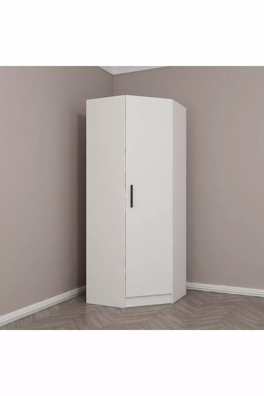 Armoire d'angle Kale  cm 1 porte Blanche