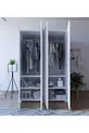 Armoire Monza 4 portes blanche  cm ,  cm