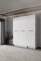 - LADİK - ARMOIRE BLANCHE 3 PORTES  CM