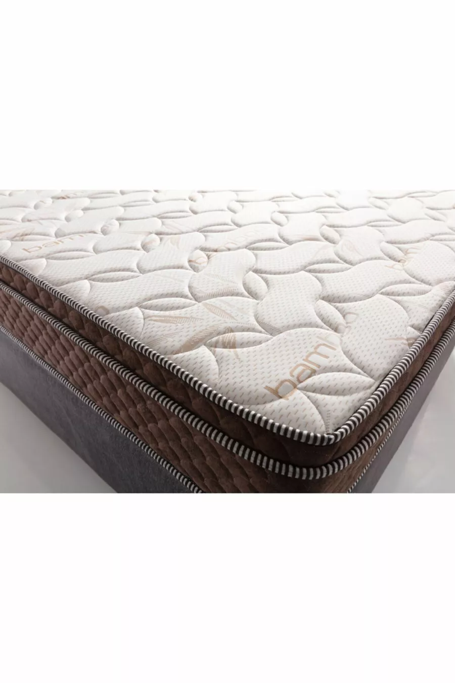 Matelas Orthopédique Ultra Luxe en Bambou avec Ressorts Orthopédiques (Cadeau : Oreiller)