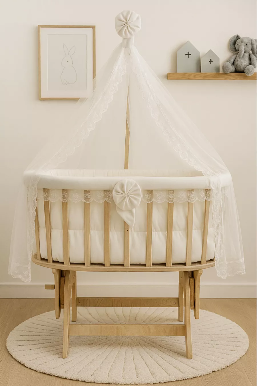 Berceau à panier d'Amed (LIT INCLUS) 0-2 ans
