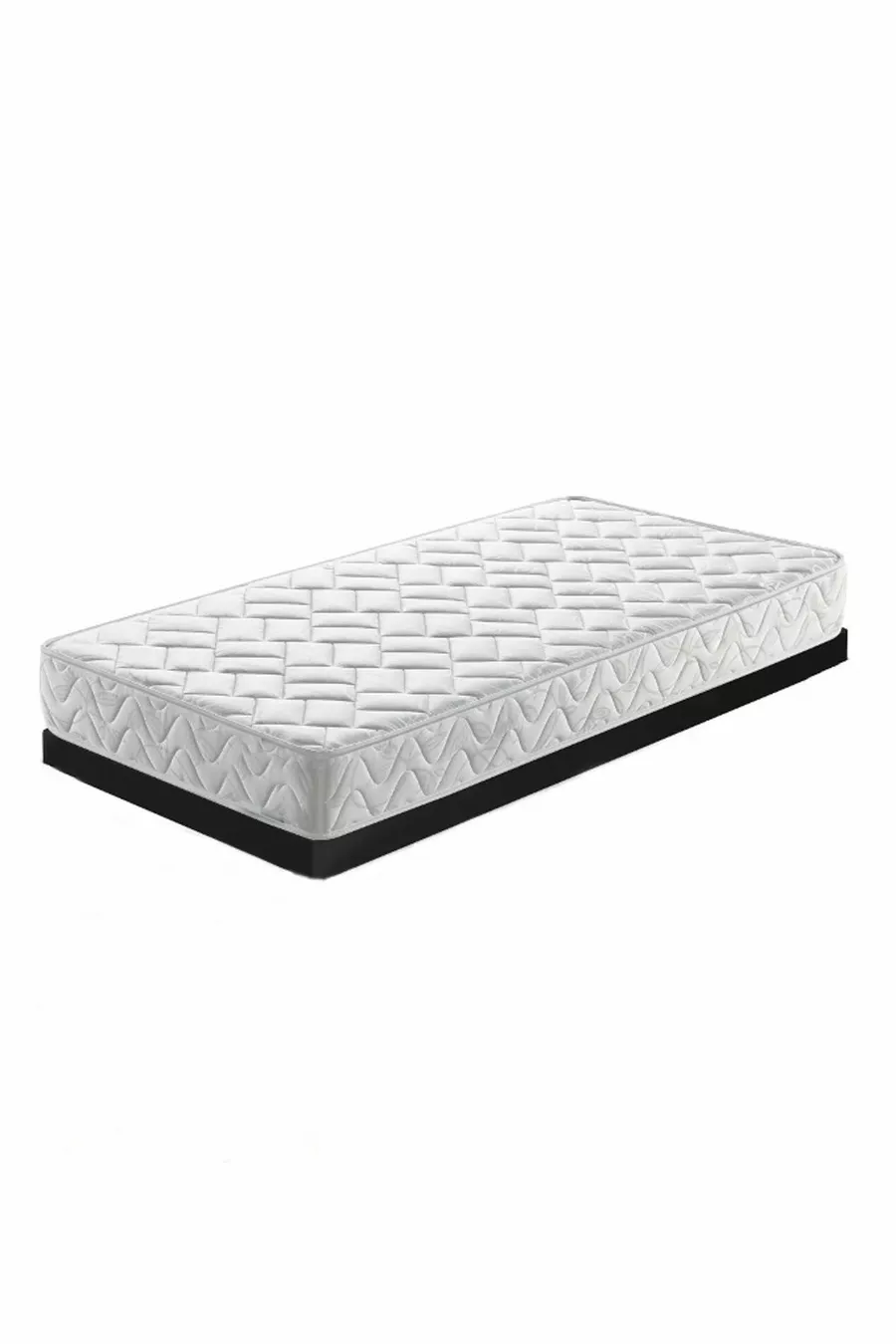 Matelas à ressorts orthopédique Bianco Jacquard