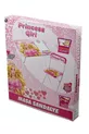 Bureau de princesse, table d'activités de jeu, ensemble table et chaise pour fille rose
