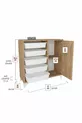 Armoire à 5 paniers Armoire polyvalente Armoire à jouets Kayra Pin