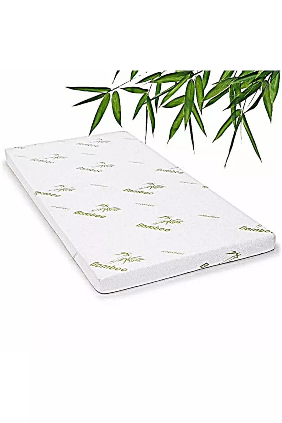 Matelas en viscose de bambou 7 cm avec housse zippée