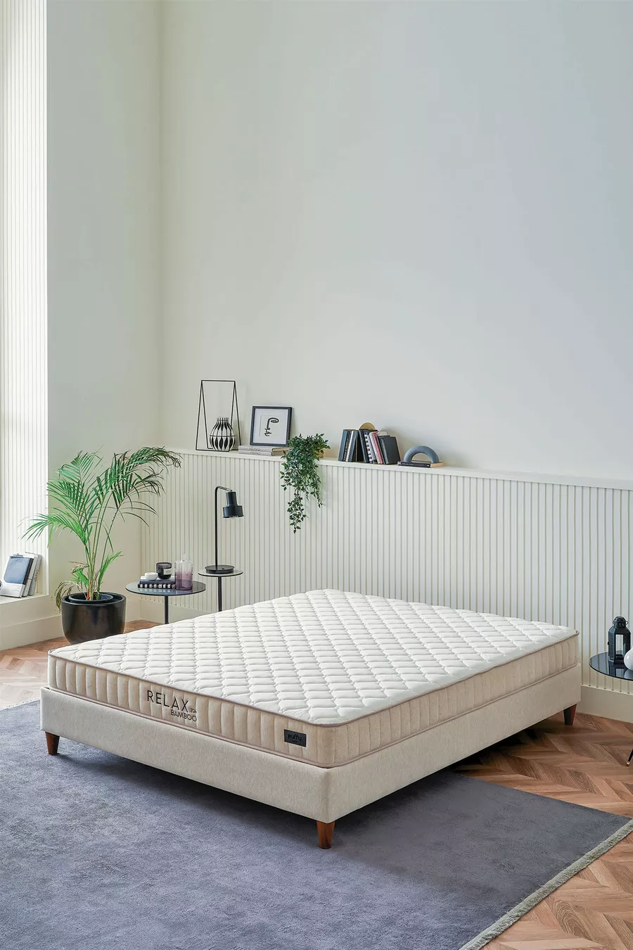 Relax 7/ Matelas à ressorts en rouleaux de bambou
