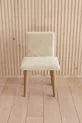 Chaise pour enfant Siège pour enfant Chaise en bois Chaise Montessori Chaise avec coussin Blanche Chaise douce