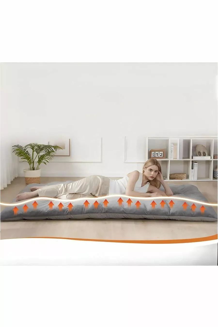 Lit modèle Lori & Lit d'activité & Lit d'appoint & Matelas rembourré avec housse à fermeture éclair