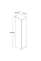 Armoire à une porte Zoe, armoire polyvalente