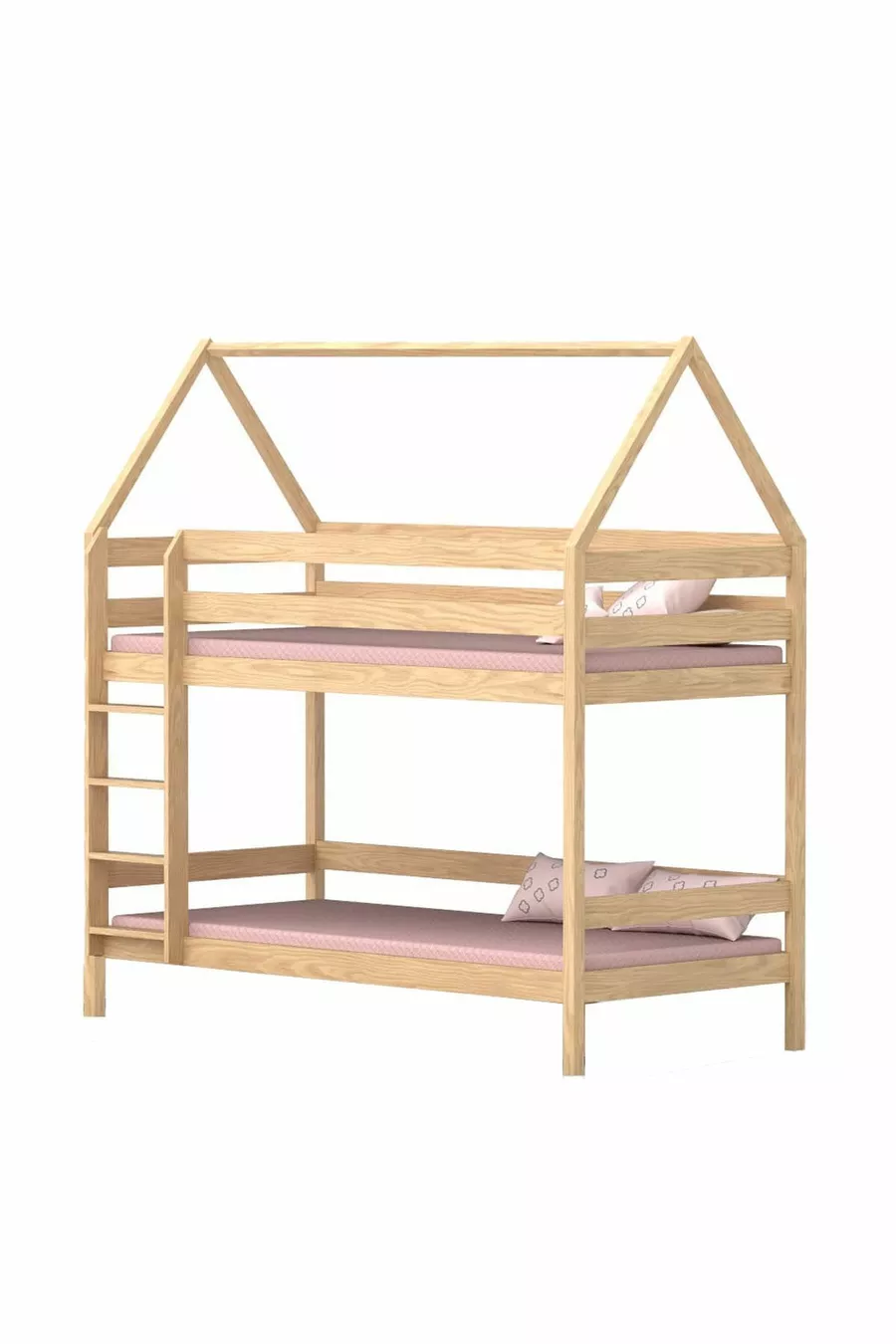 Lit superposé en bois pour chambre d'enfant Markaawm Simge