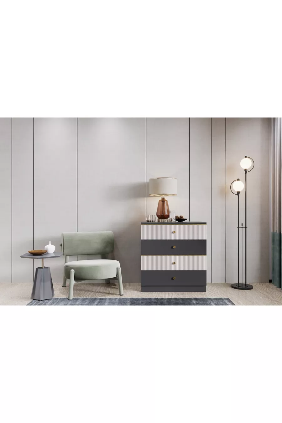 ENSEMBLE CHAMBRE JEUNE MILAS, 3 PORTES