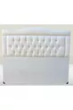 Titre DK Double Taille 'Plume de poulain' Crème Tissu Rembourré Fait Main