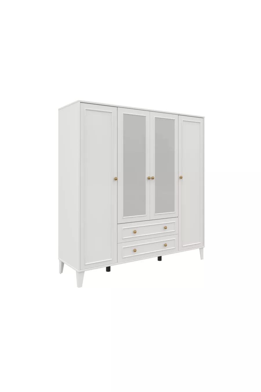 CHAMBRE D'ADOLESCENT TRÈS FONCTIONNELLE MADRID AVEC MIROIR (%MDF)