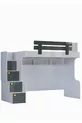 Lits superposés, Lit superposé Metris avec 2 matelas Comfort