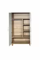 Armoire MDF 2 portes de haute qualité Sicile | Revêtement Rehau | Pieds en hêtre