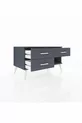Commode Hyperion 3 tiroirs Anthracite-Anthracite