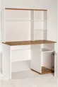 Bureau pour jeunes et enfants en bois blanc, bureau pour joueurs, bureau d'ordinateur, ensemble de chambre d'enfant