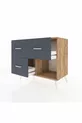 Commode Hyperion 3 tiroirs Pin-Pin/Anthracite