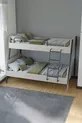 Lits superposés pour jeunes avec pieds en métal Cardi pour chambre d'enfant