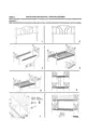Chambre d'enfant élégante pour garçon avec lits superposés en métal et cadre de lit en bois