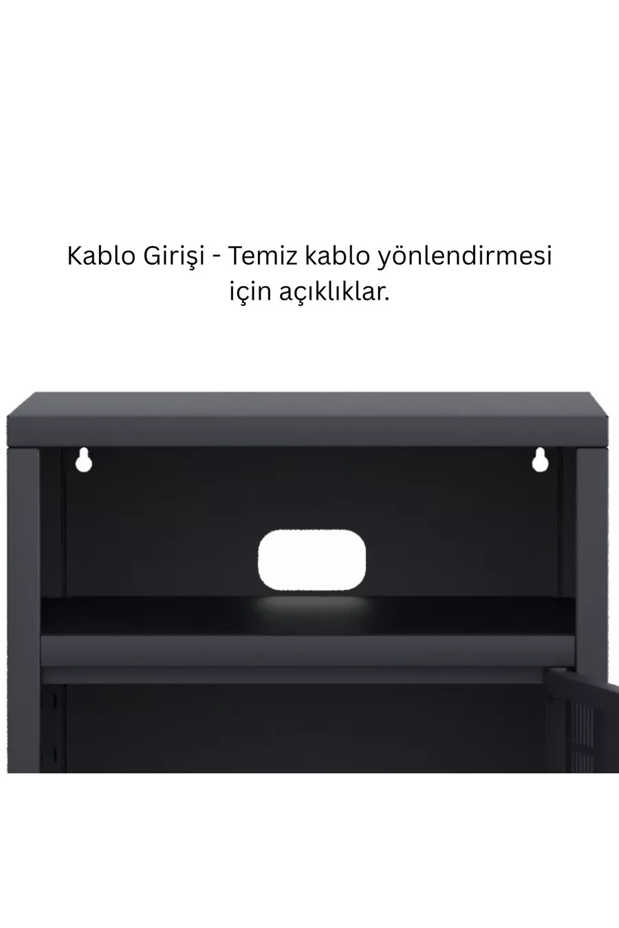 Pera Commode Étagère Ouverte, 5 x x cm - 9 Options de Couleurs Disponibles