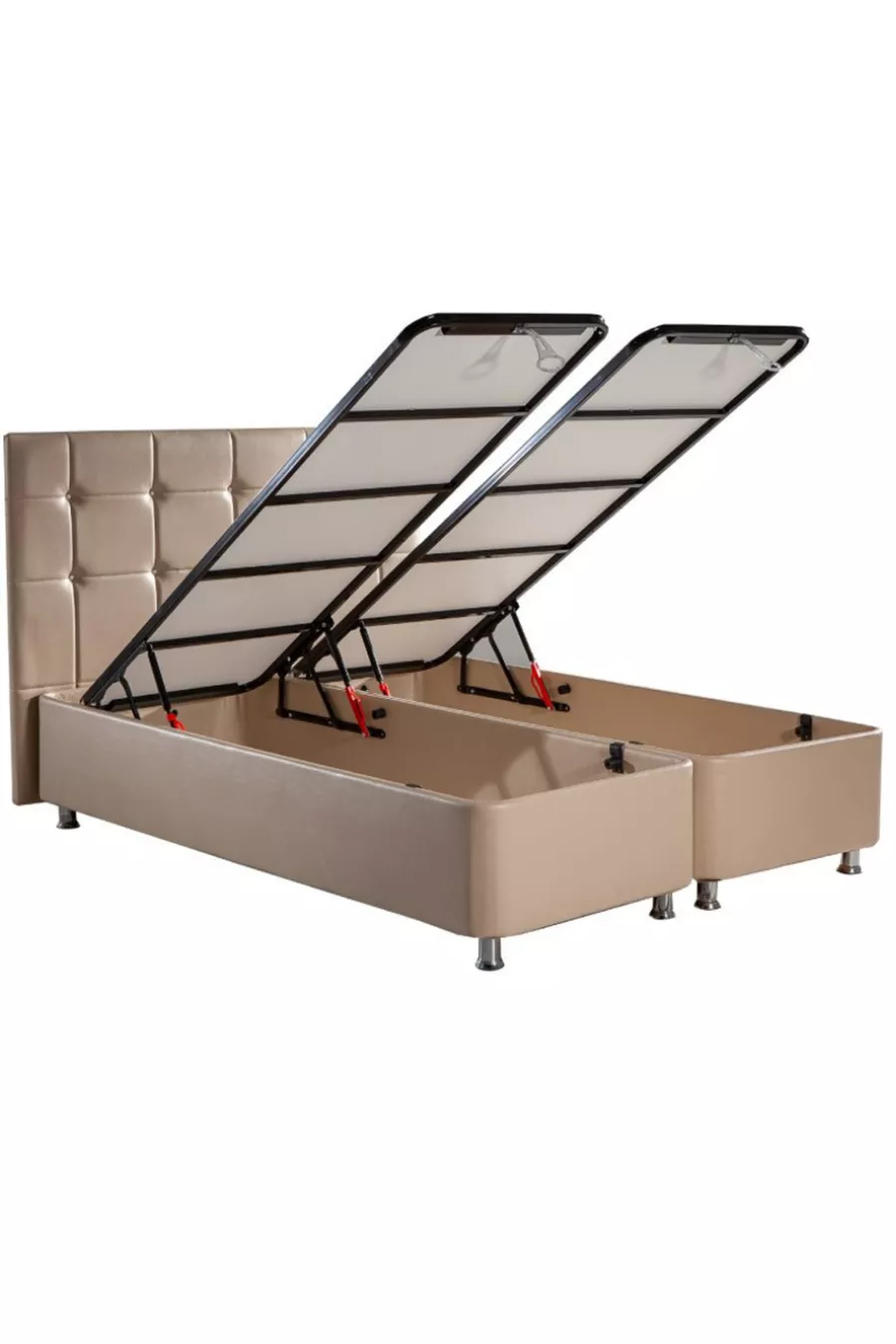 Ensemble de lit à ressorts / Matelas à ressorts + Sommier + Tête de lit / 