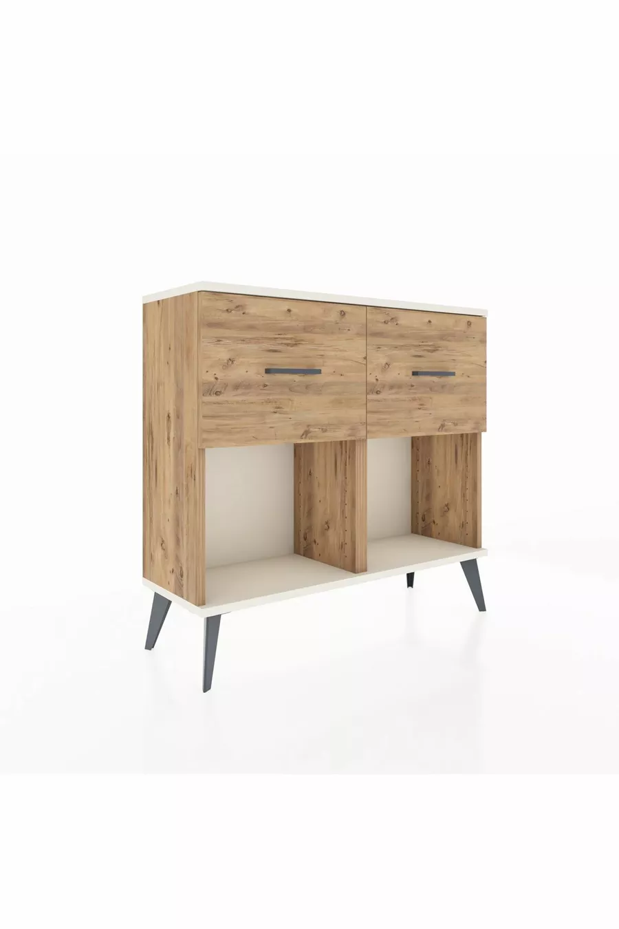 Commode Arges 2 tiroirs Pin-Ayatashi/Pin