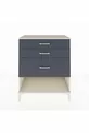 Commode Hyperion 3 tiroirs Pierre de lune-Anthracite