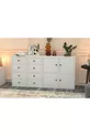 Commode avec tiroirs et armoire blanche Cm -ç